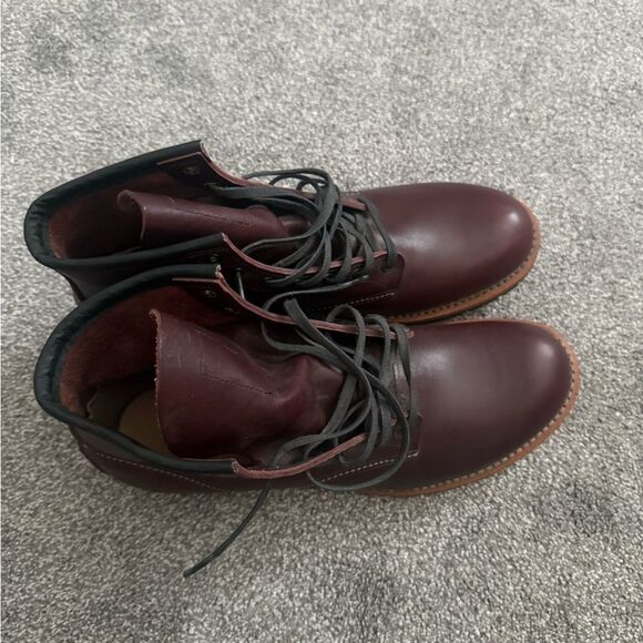 Red Wing Shoes Beckman 6” Black Cherry Excalibur Leather Boot Sz 10.5 - Picture 5 of 8